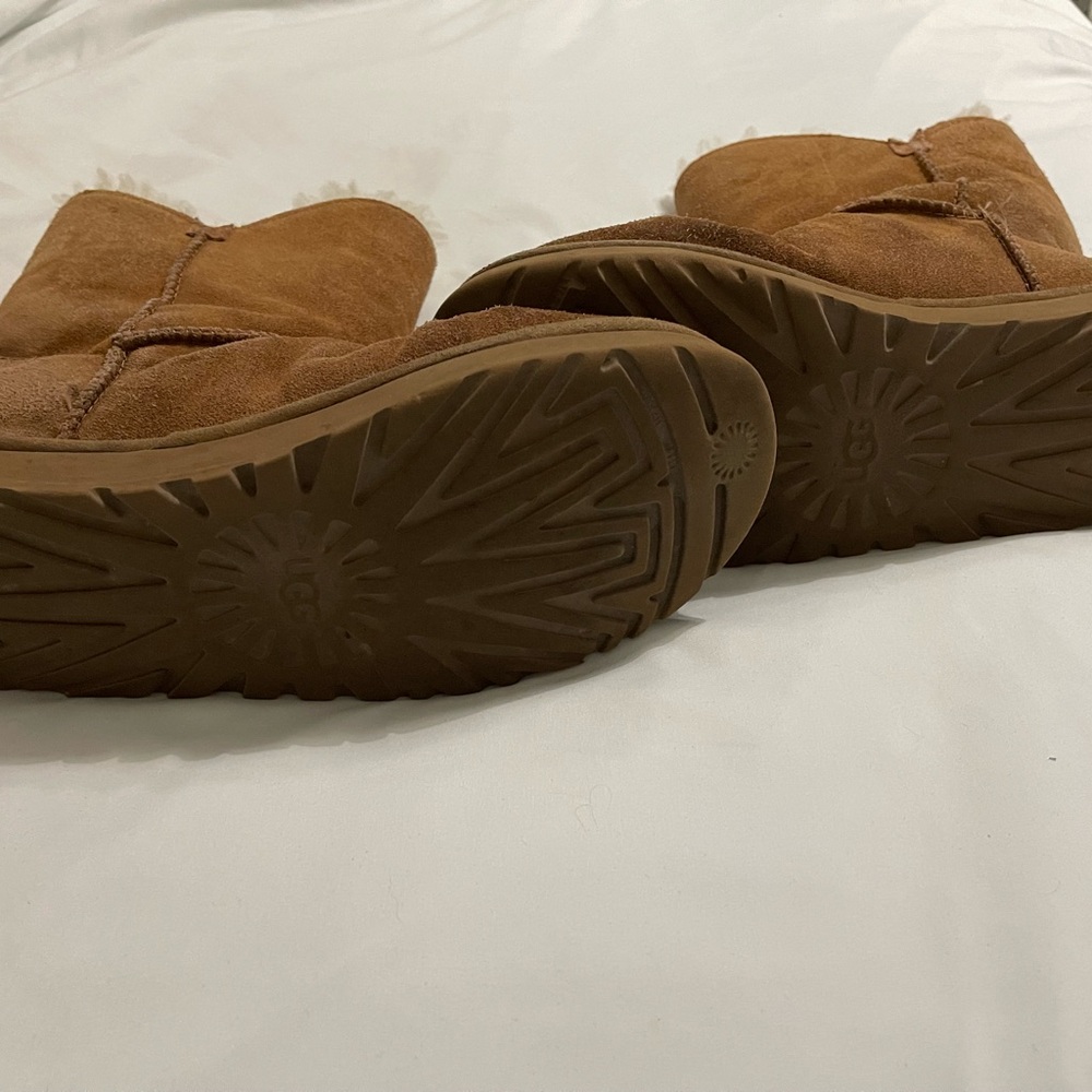UGG Tan Shearling-Lined Winter Boots - Picture 5 of 7